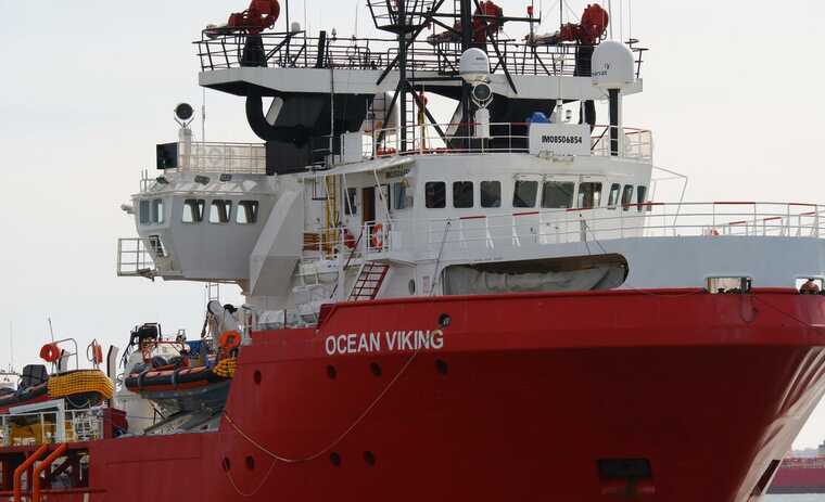 Libyan Coast Guard fired on the rescue ship Ocean Viking in international waters